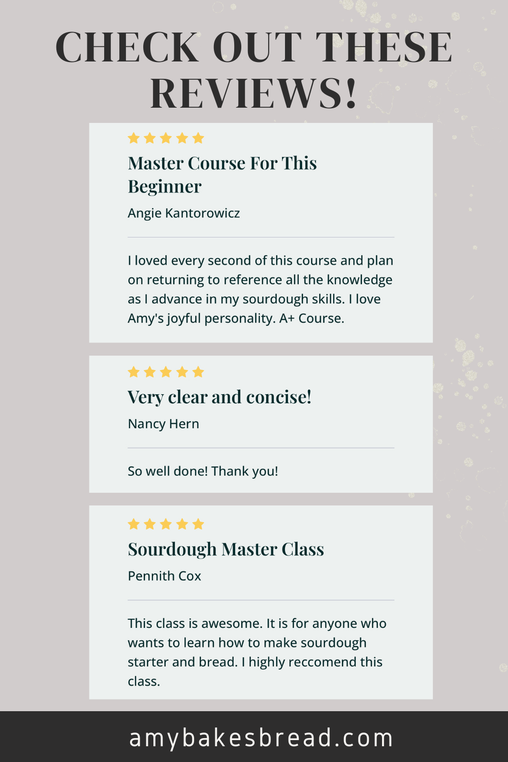 Online Sourdough Course - with Amy from Amy Bakes Bread