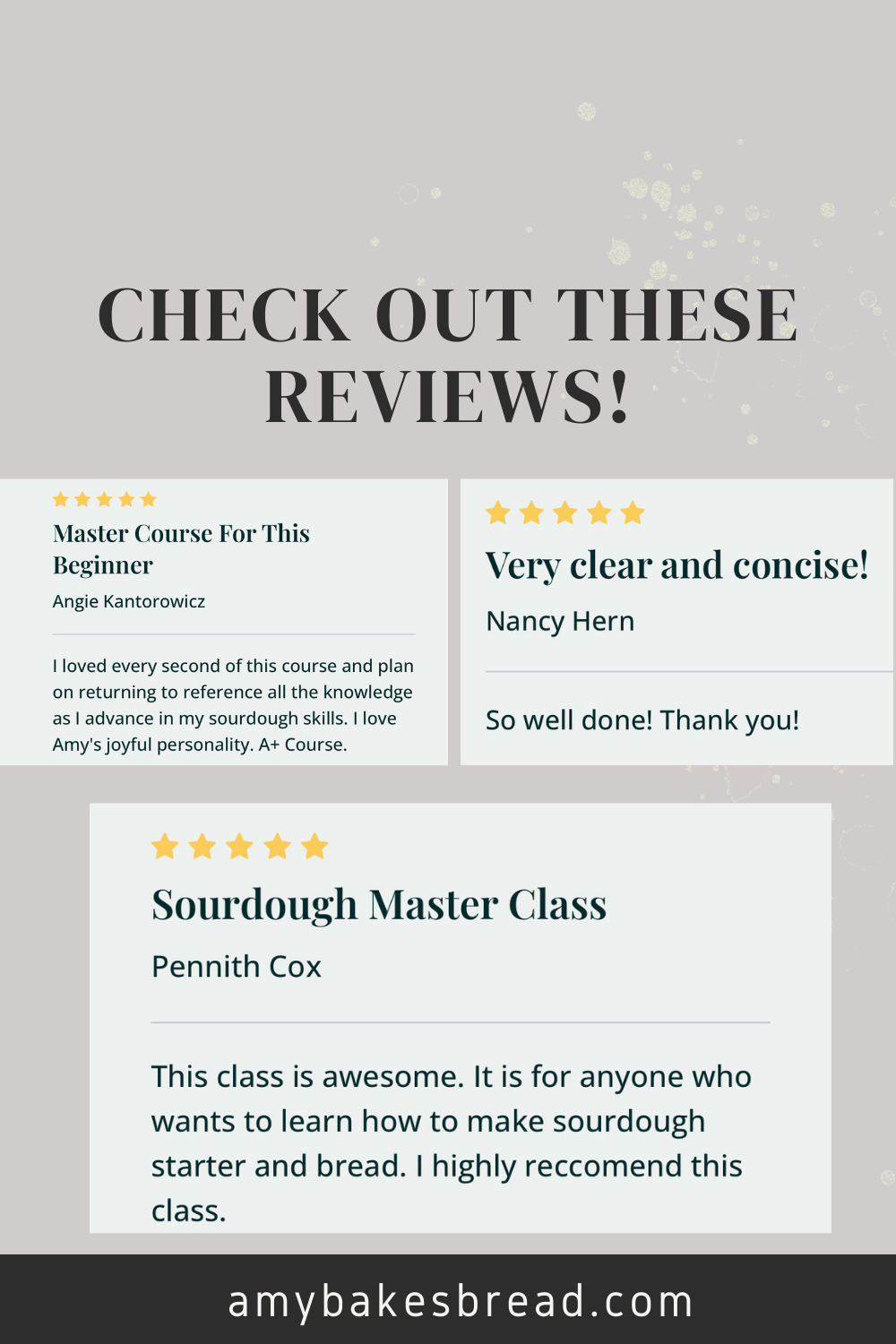 Online Sourdough Course - with Amy from Amy Bakes Bread